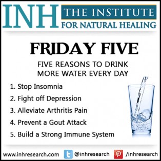 Water is the most abundant and useful drink on the planet. Yet most people don’t drink enough of it… Here are five ways hydration can save your health. 