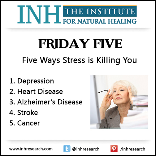 Stress may be the reason behind 90% of all doctors visits. But getting sick may be the least of your worries… Here are five ways stress is killing you. 