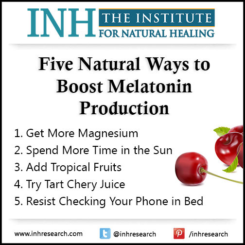 Melatonin isn’t just for a good night’s sleep… It’s a critical hormone for supporting your overall health. Here are five natural ways to boost your melatonin levels.