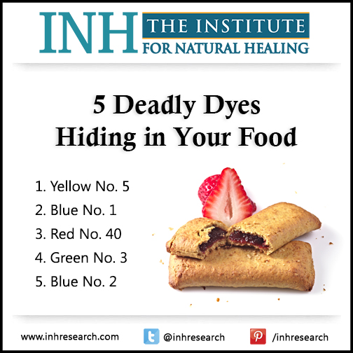 These 5 food dyes are slowly killing you. But that doesn’t stop the FDA from allowing them in your food. Find out which ones are the worst…and how to avoid them.