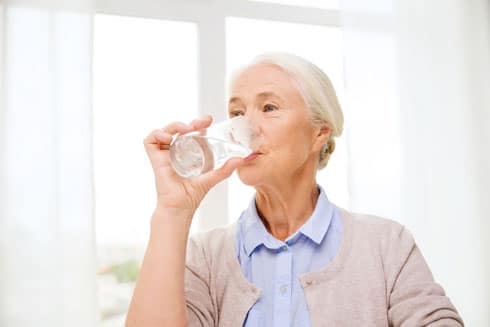 Woman Drinking Water