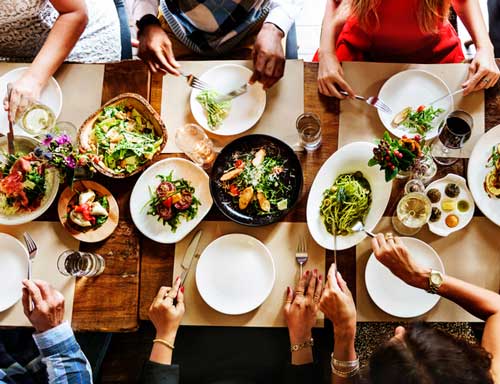 Food at Restaurant