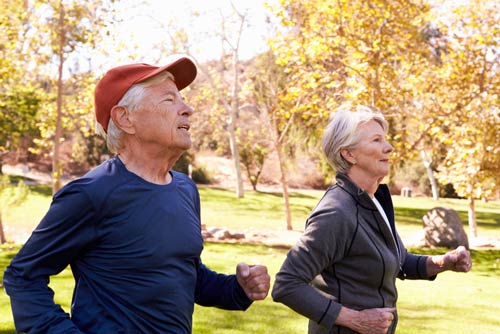 Seniors Walking