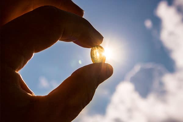 Photo of Vitamin D supplement.