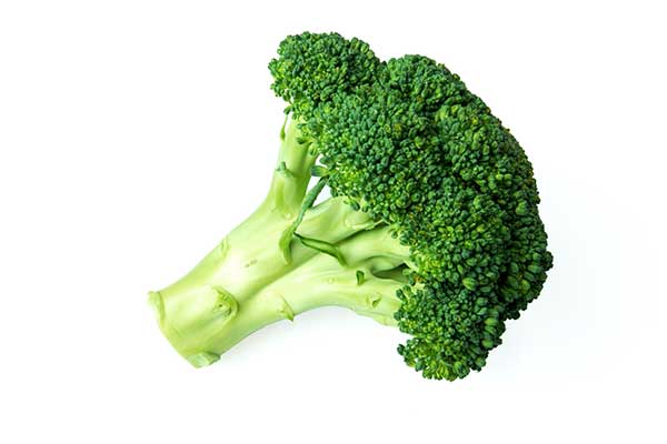 A broccoli floret unclose.