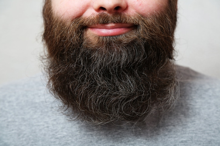 Photo of man's beard